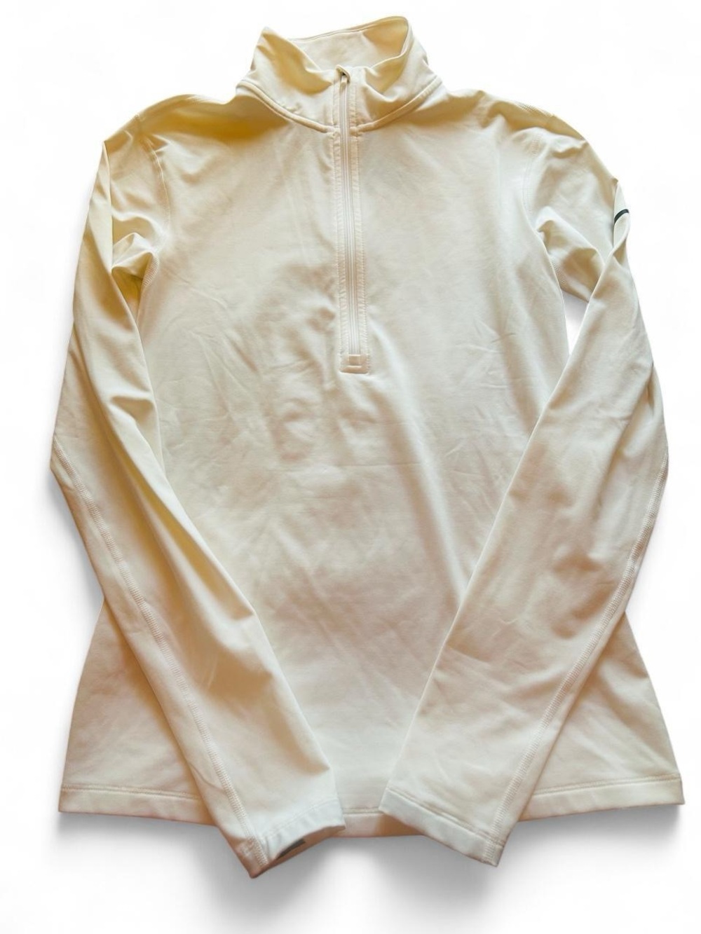 White Nike Warm fitted quarter zip - Picture 2 of 8